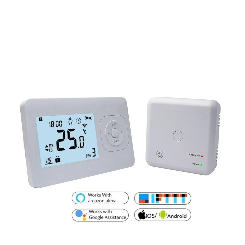 Programmierbarer kabelloser Wi-Fi-Thermostat QH Basic