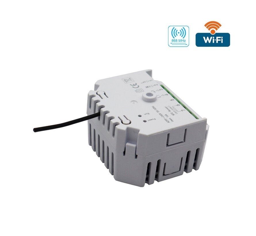 Thermostat QH-Basic WiFi Schwarz, Unterputzempfänger inklusive