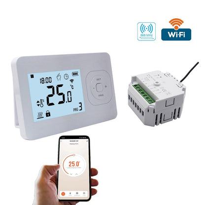 Thermostat QH-Basic WiFi Weiß, Unterputzempfänger inklusive