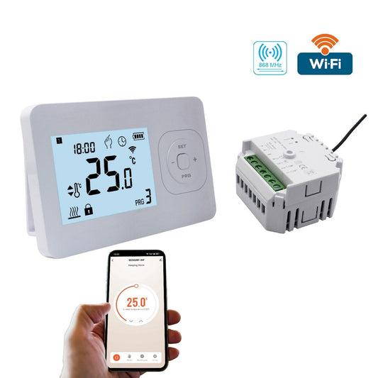 Thermostat QH-Basic WiFi Weiß, Unterputzempfänger inklusive