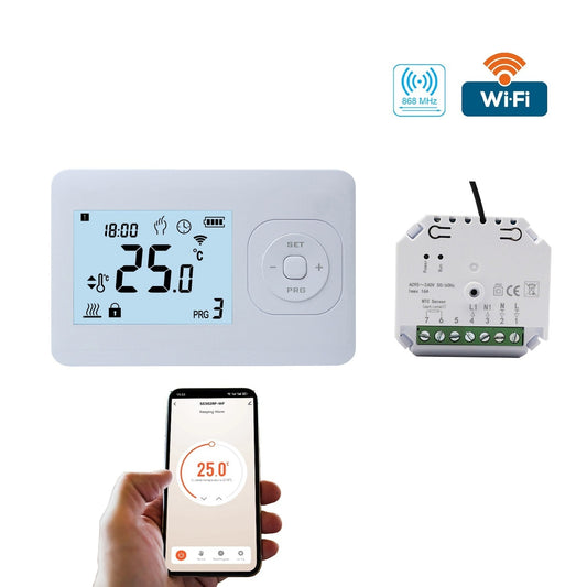 Thermostat QH-Basic WiFi Weiß, Unterputzempfänger inklusive