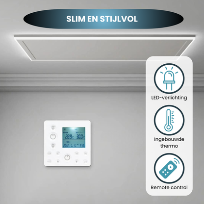 QH-HL-Serie Infrarotpaneel mit LED-Beleuchtung 63 x 128 cm - 840 Watt