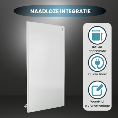 Serie QH-HL Infrarotpaneel Wifi mit LED-Beleuchtung 63x128 cm 840 Watt