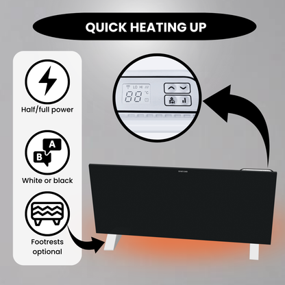 Quality Heating - Eco Slim Wifi Schwarz