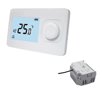 QH Basic Easy nicht programmierbares Thermostat mit eingebautem Mini-Empfänger