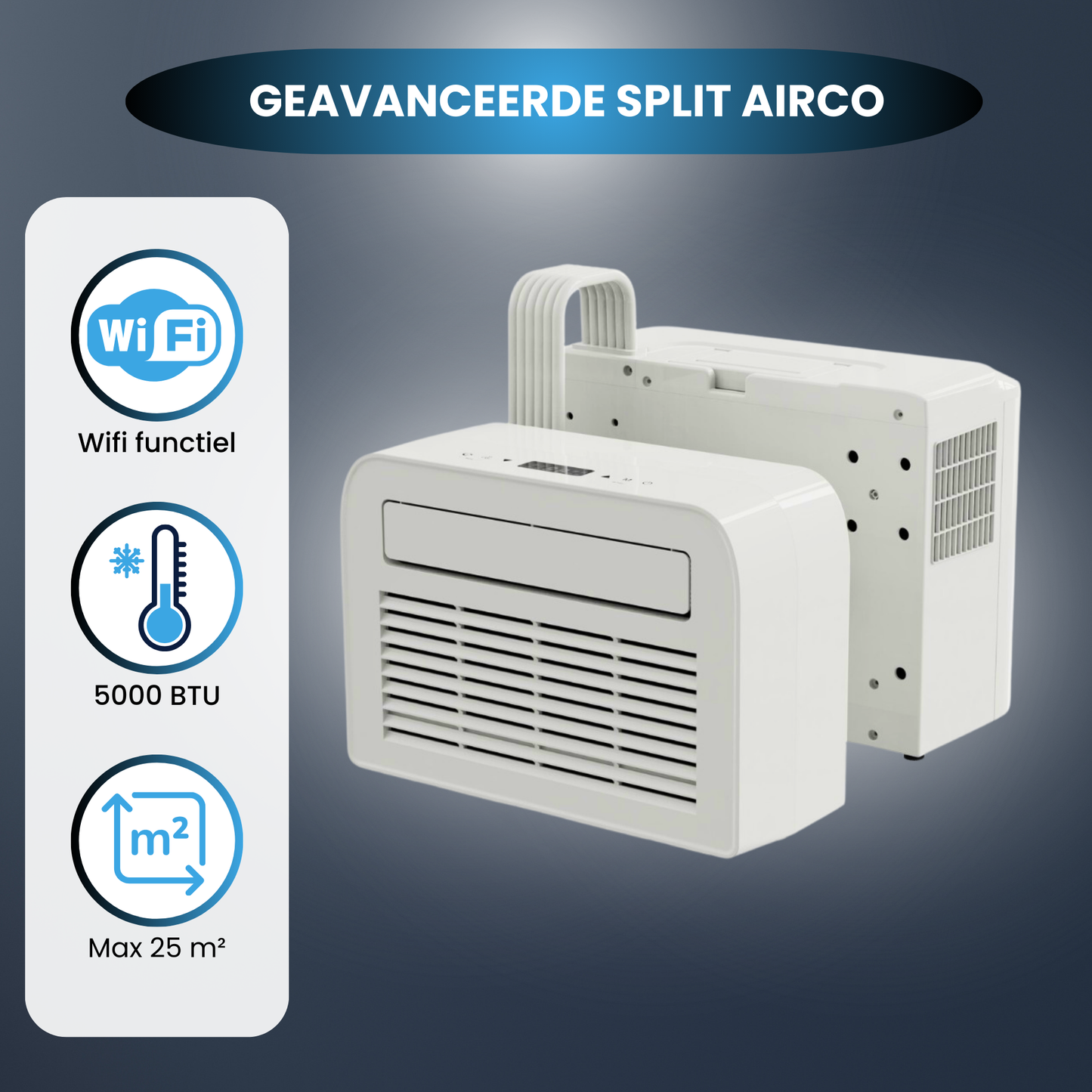 Quality Cooling Split-Klimaanlage für Wohnwagen 5000 BTU Wifi