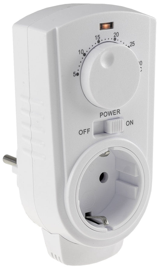 Einfaches Steckdosenthermostat mit Drehregler