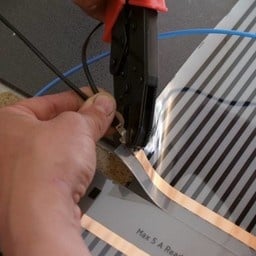 50 cm - 80 Watt/m² Infrarot-Fußbodenheizung ohne Thermostat