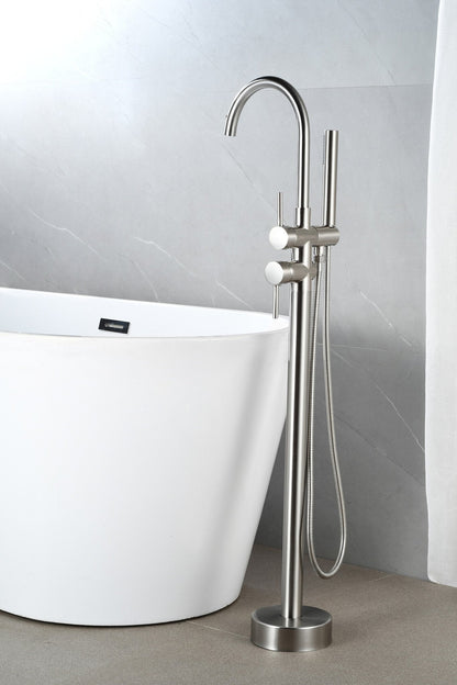 Standarmatur für Badewanne - mit Handbrause - Chrom