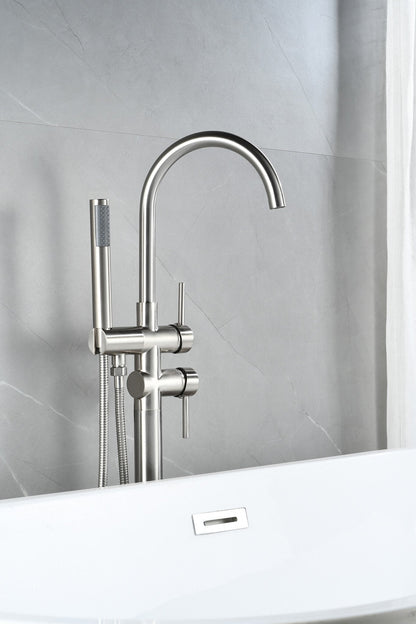 Standarmatur für Badewanne - mit Handbrause - Chrom