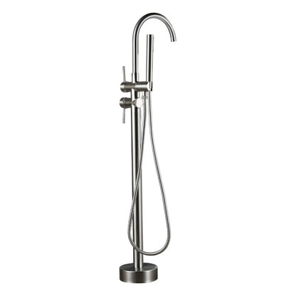 Standarmatur für Badewanne - mit Handbrause - Chrom