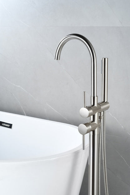 Standarmatur für Badewanne - mit Handbrause - Chrom