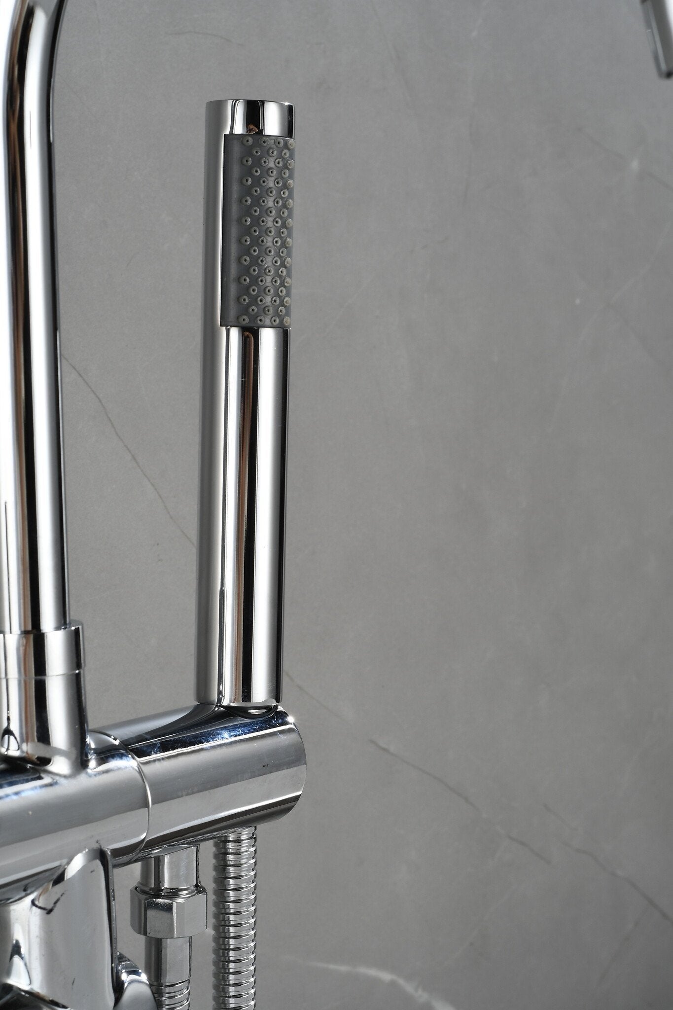 Standarmatur für Badewanne - mit Handbrause - Chrom