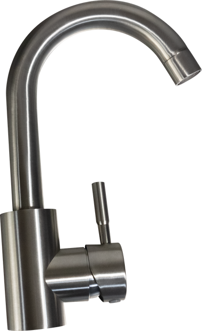 Waschtischarmatur mit 180° schwenkbarem Auslauf - Verchromt