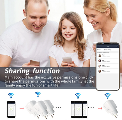 Wifi-Steckdosen-Verbrauchszähler mit Zeitschaltfunktion