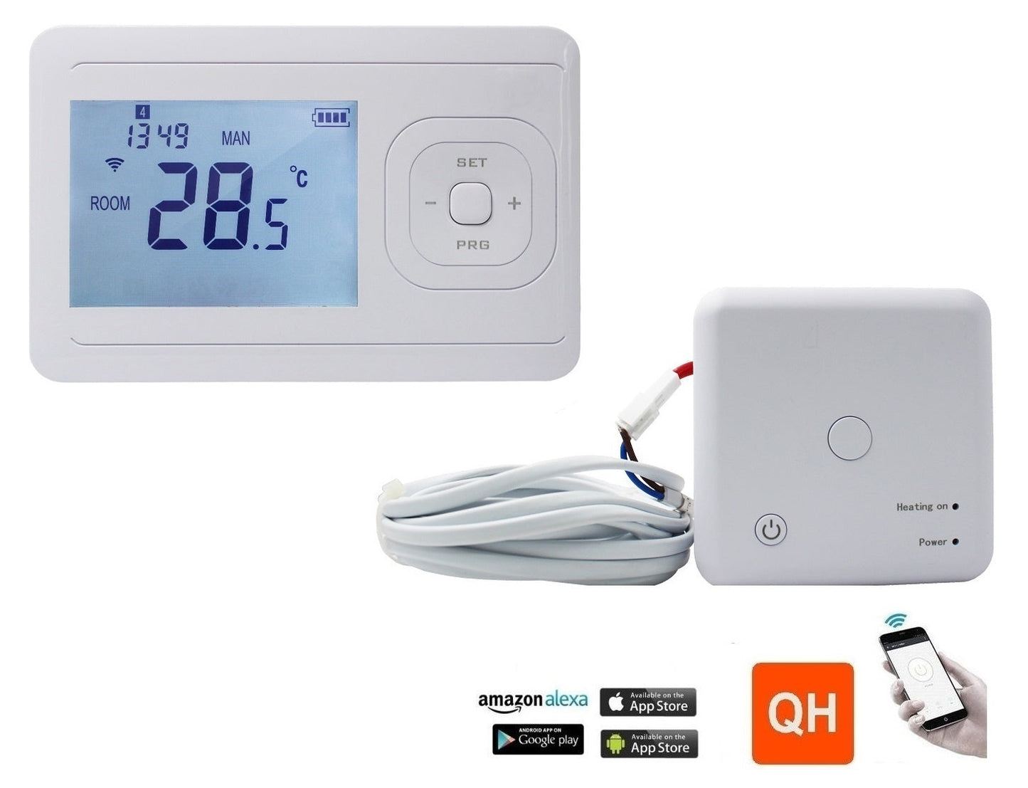 Wifi-Thermostat V3 mit Empfänger